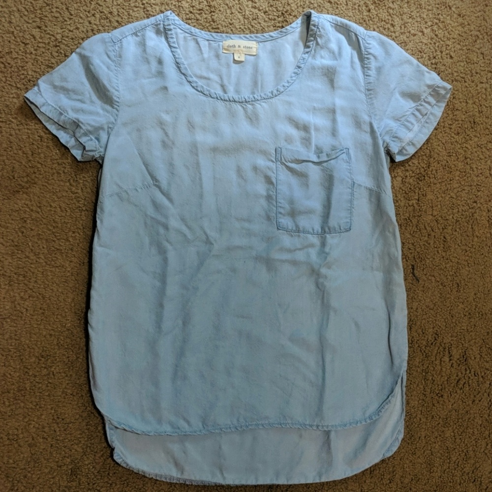 Chambray style top